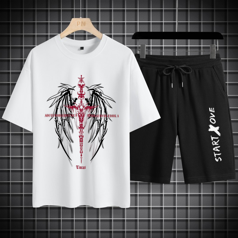 Summer Clothing Outfits - 1 stuk Heren t-shirt set 2026