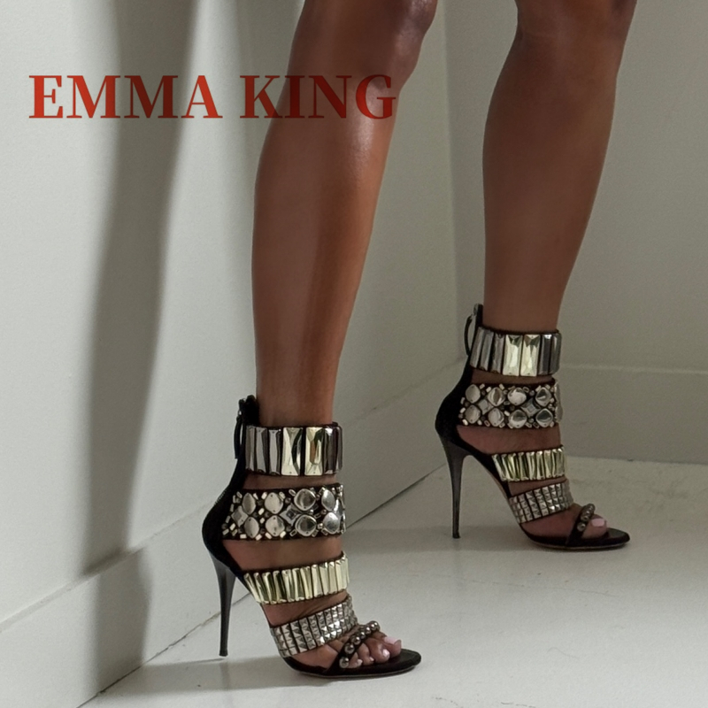 Summer Holiday Clothing Women - Zwart verfraaid enkelbandje sandalen zomer vrouwen