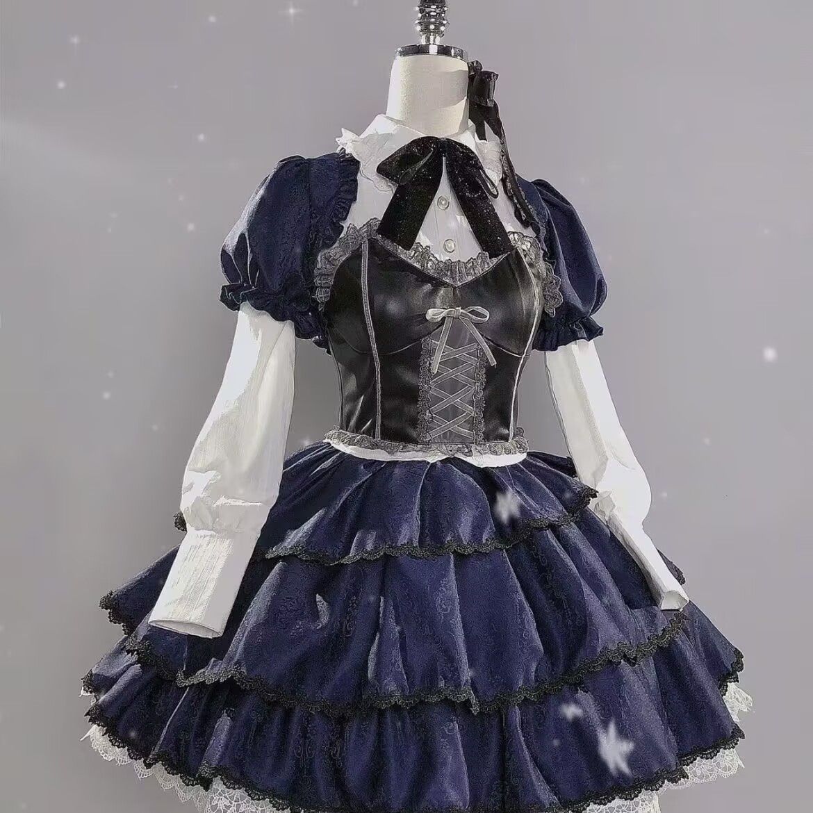 Summer Clothing For 60 Year Old Woman - cosplay animatie jurk donker patroon midden