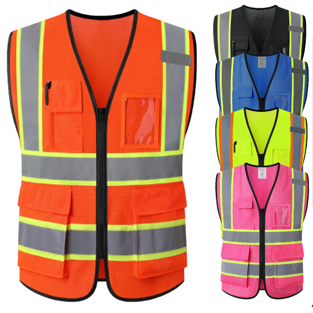 Summer Hi Vis Clothing - Zomer unisex mesh vest met zakken