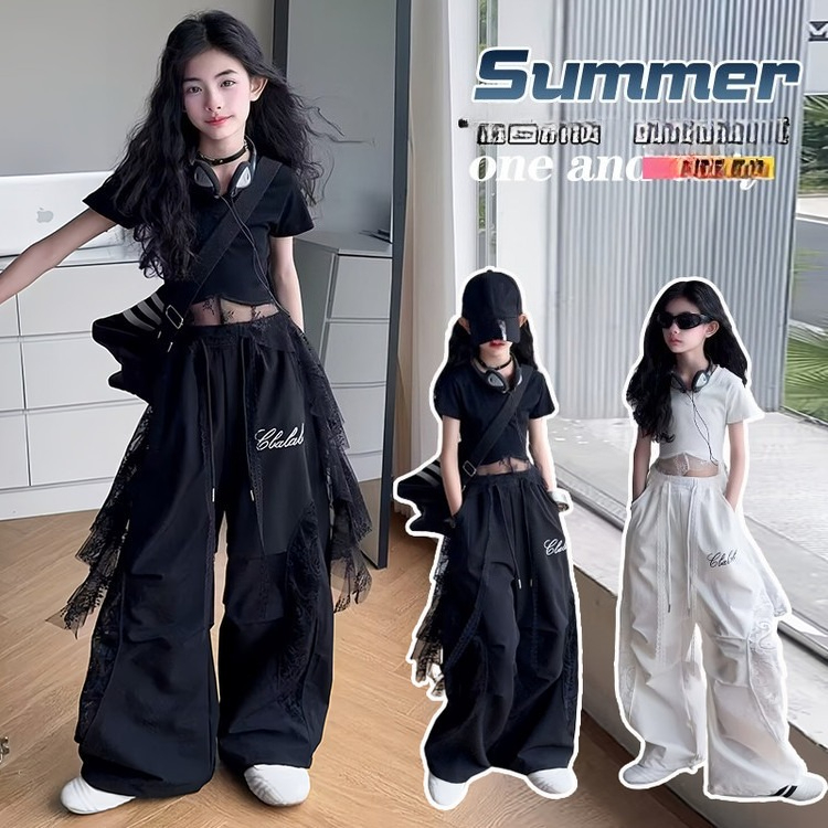 Summer Clothing Teen Girls - 4-14 meisjes Hip Hop Jazz Street