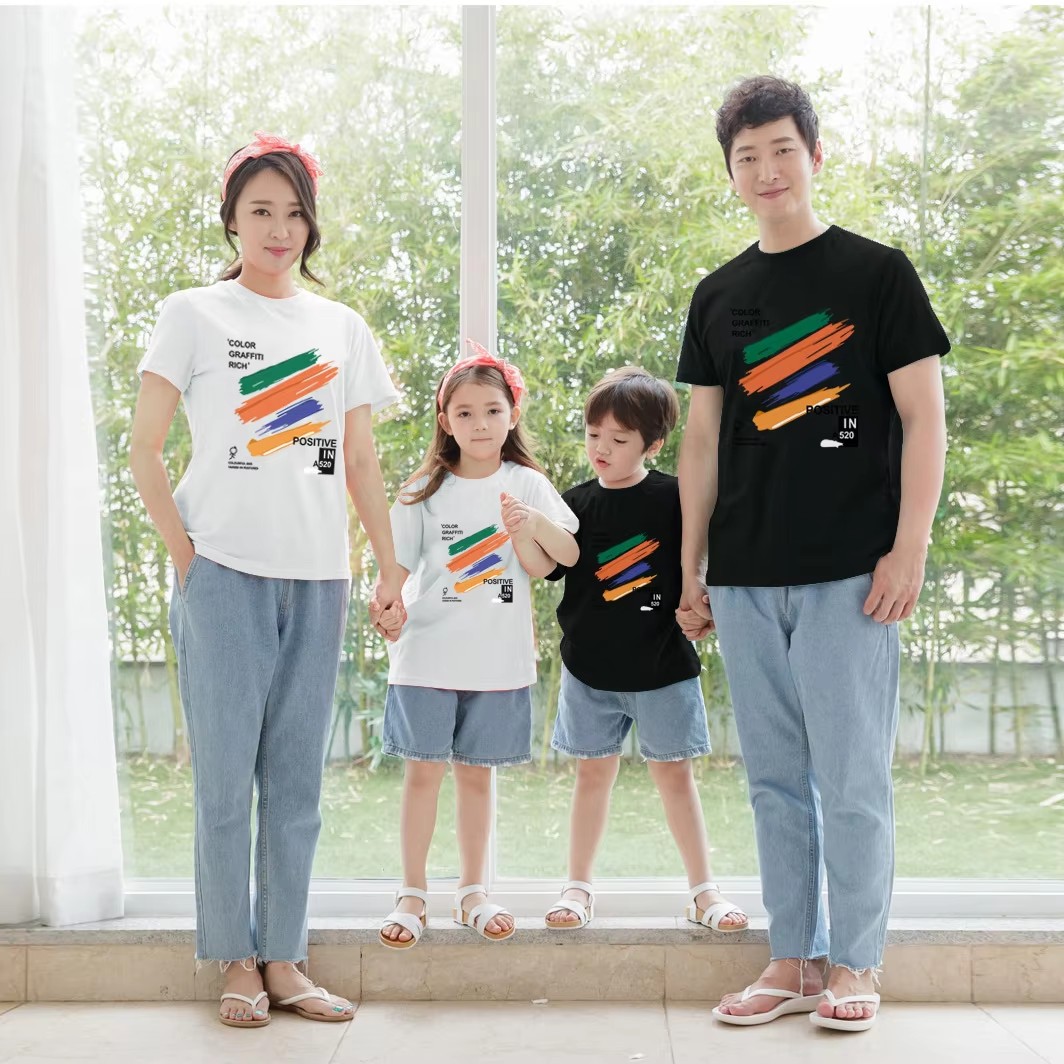 Summer Clothing Drawing For Kids - Familie Look T-shirts 2026 Zomer Jongen