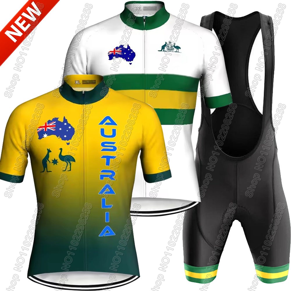 Summer Clothing Australia - Australië Nationaal Team 2025 Wielertrui Set