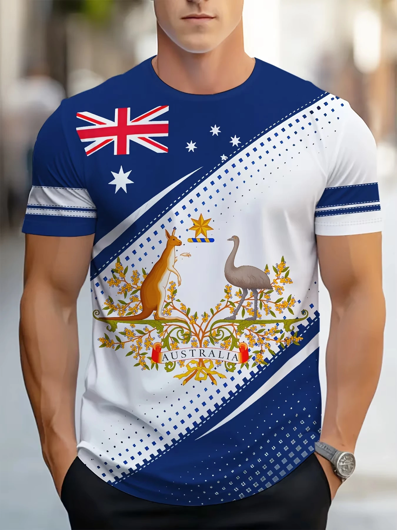 Summer Clothing Australia - Heren T-shirts Australië Grafische Kid T-shirts