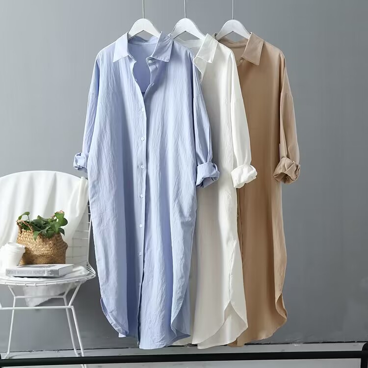 Summer Clothing For 60 Year Old Woman - Blouse dames 2026 casual nieuwe effen
