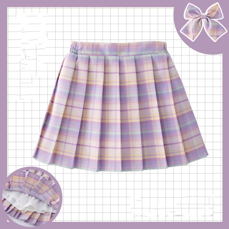 Summer Clothing Teen Girls - Kinderen Geruite Rok Kinderen College Stijl