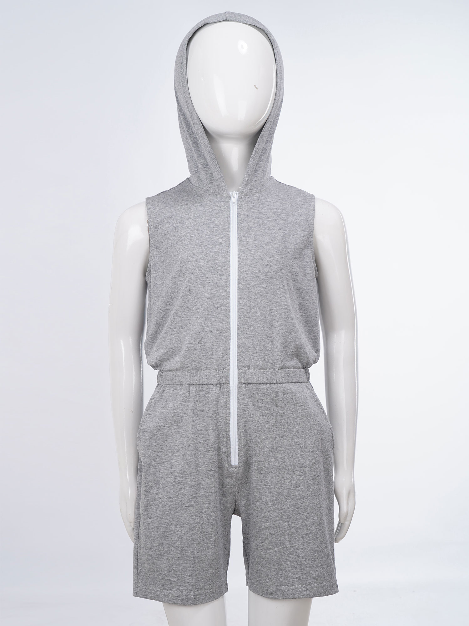 Summer Clothing Kids Boys - Kinderkleding Kinderjongens Jumpsuit met ritssluiting en