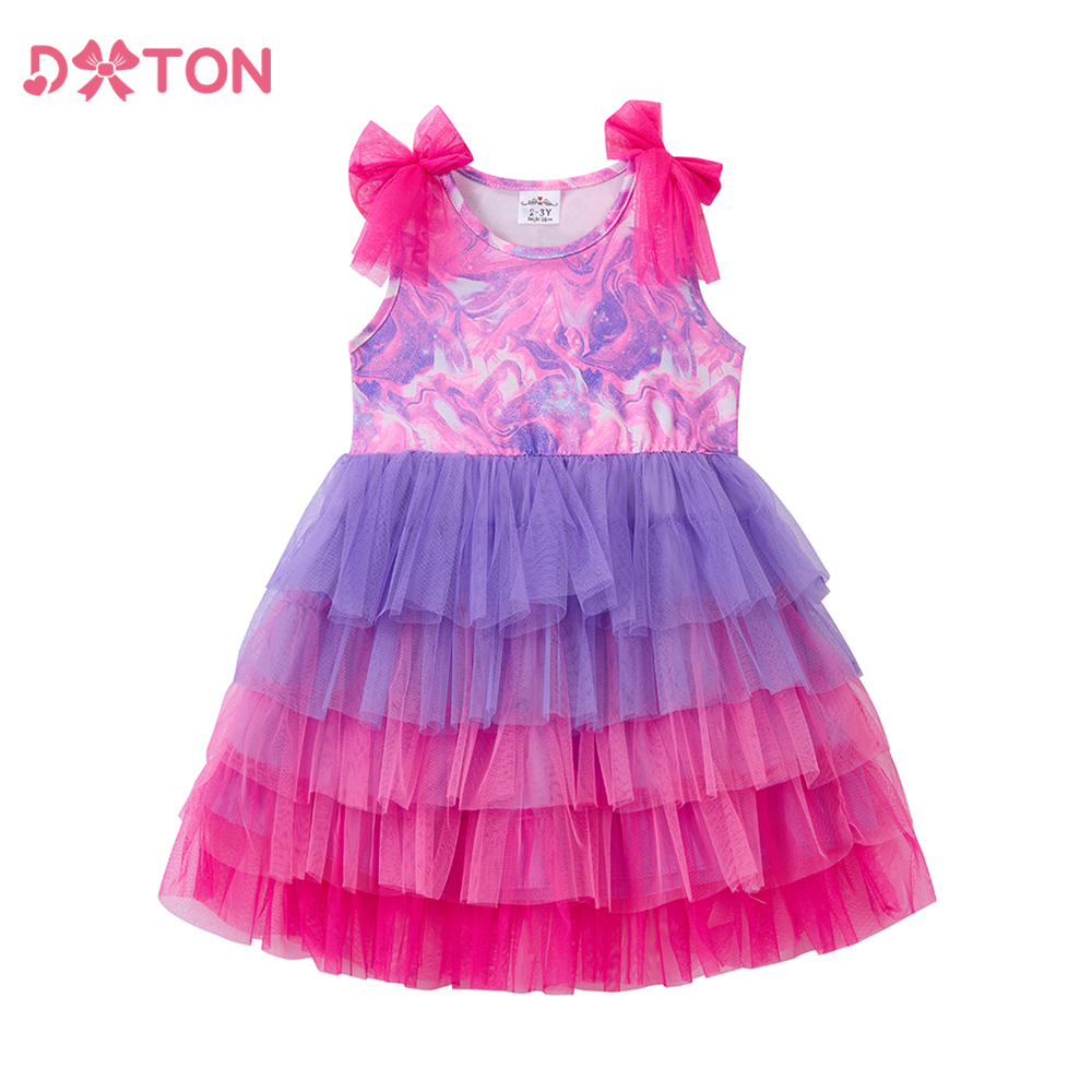 Summer Clothing Drawing For Kids - DXTON Zomervakantie Kinderkleding Tekening Meisjes Feestjurken