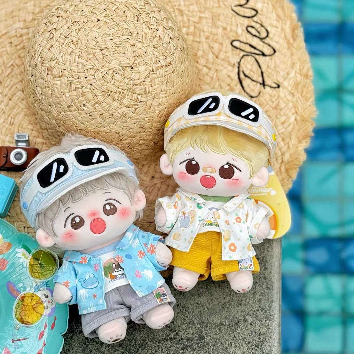 20 cm katoenen poppenkleding C - Soft Summer Yellow Clothing recensie en prijs