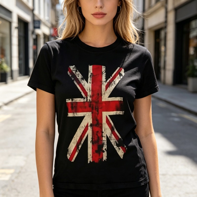 Union Jack Grafisch T-shirt Vi - Summer Clothing Uk recensie en prijs