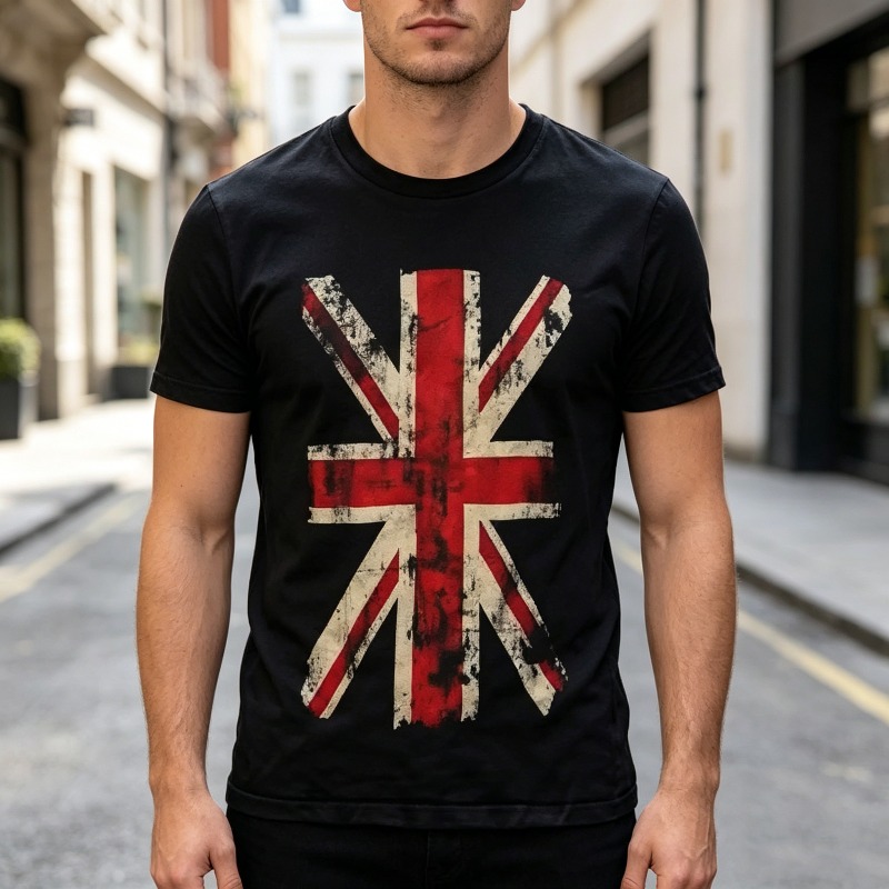 Union Jack Grafisch T-shirt Vi - Summer Clothing Uk recensie en prijs