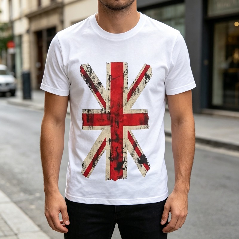 Union Jack Grafisch T-shirt Vi - Summer Clothing Uk recensie en prijs