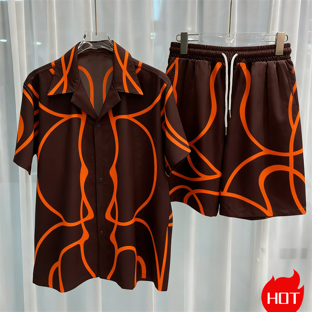 Digitaal geprinte heren set mo - Summer Clothing Essentials recensie en prijs