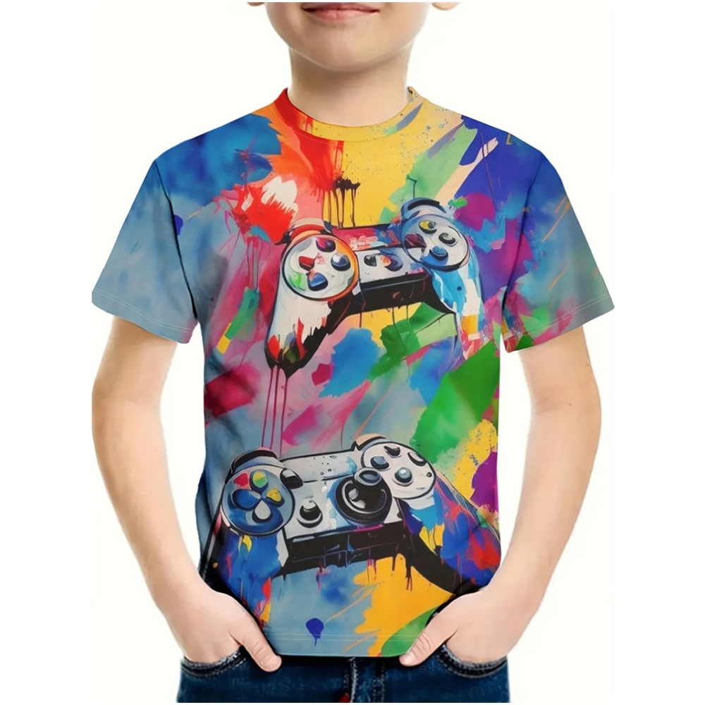 T-shirt voor een jongen 3D-pri - Summer Clothing Drawing For Kids recensie en prijs