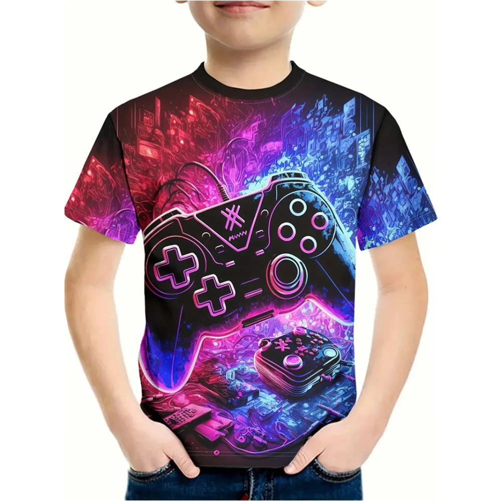 T-shirt voor een jongen 3D-pri - Summer Clothing Drawing For Kids recensie en prijs