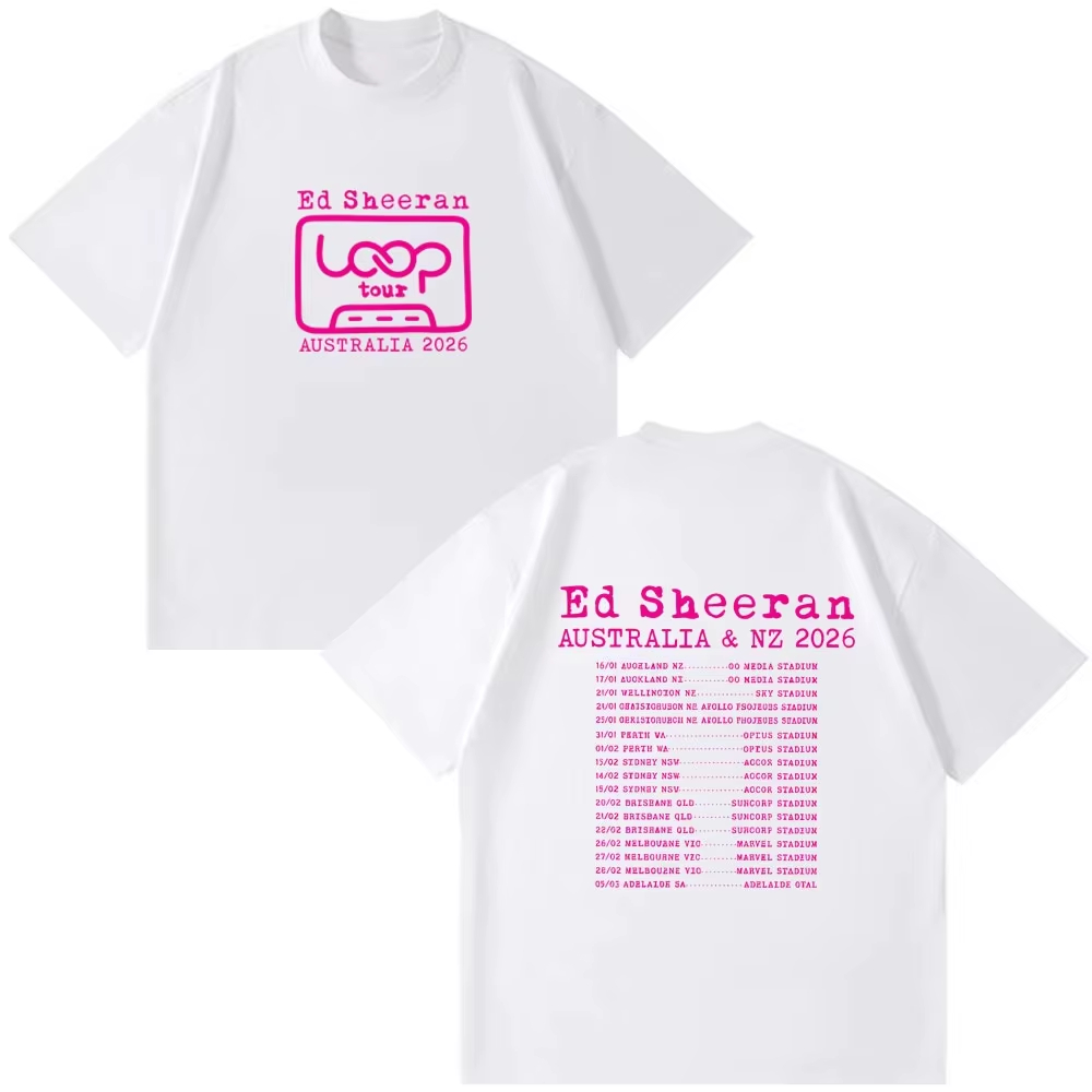 Ed Sheeran Loop Tour Australië - Summer Clothing Australia recensie en prijs