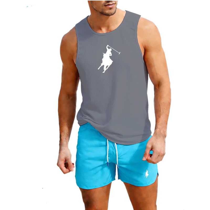 Europese Heren Zomer Vest en S - Summer Clothing Sets recensie en prijs