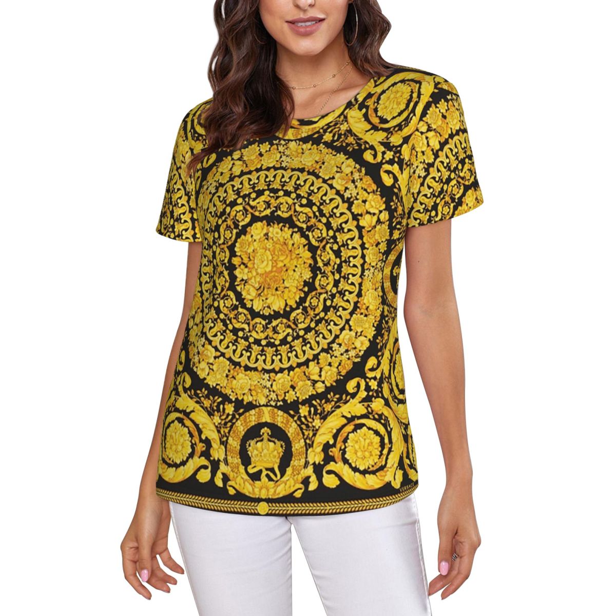 Decoratief gouden medaillon ba - Summer Clothing For 60 Year Old Woman recensie en prijs