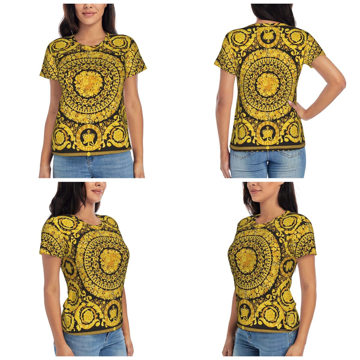 Decoratief gouden medaillon ba - Summer Clothing For 60 Year Old Woman recensie en prijs