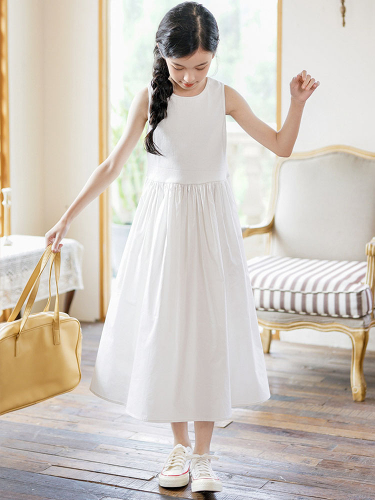 Maxi lange jurk voor kleine me - Summer Clothing Teen Girls recensie en prijs