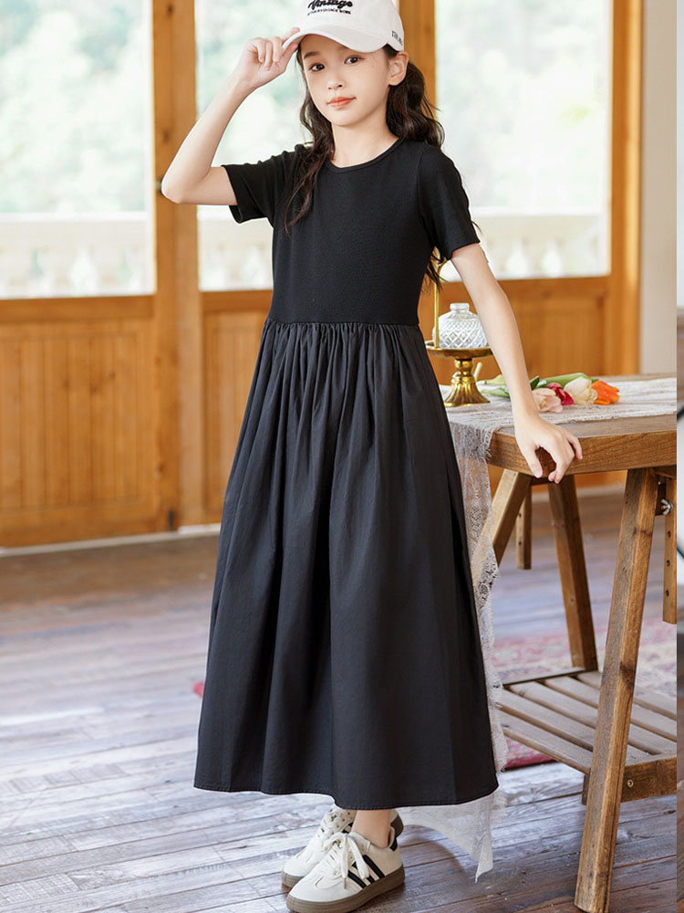 Maxi lange jurk voor kleine me - Summer Clothing Teen Girls recensie en prijs