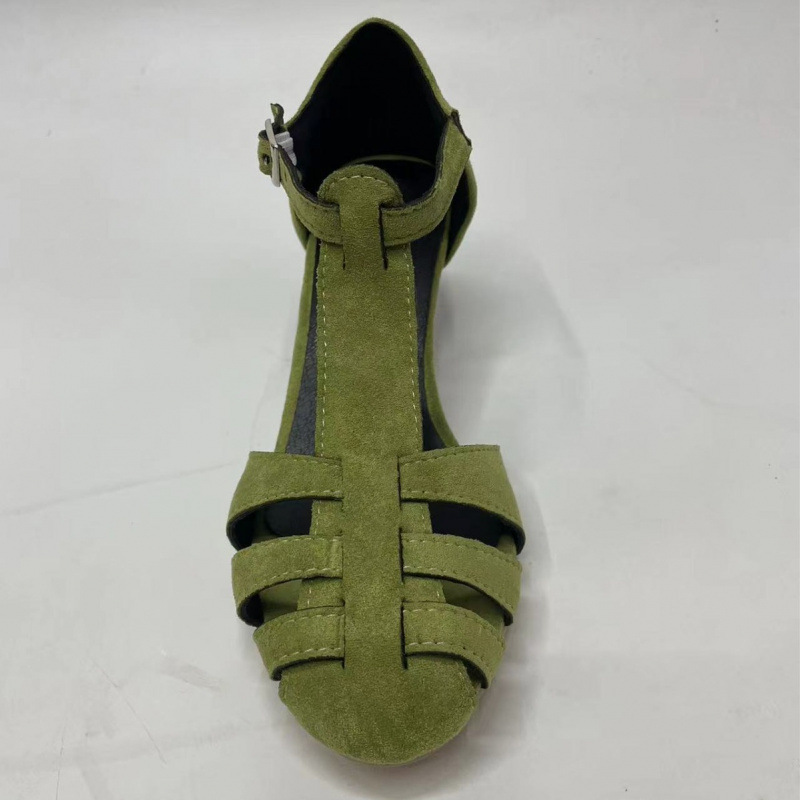 Dames Groene Suède Kitten Heel - Summer Holiday Clothing Women recensie en prijs