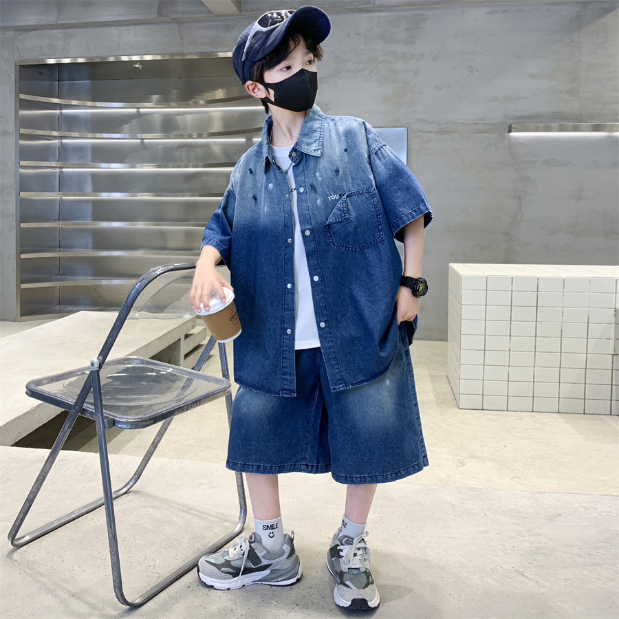 Luxueuze denim zomerset voor t - Summer Clothing Drawing For Kids recensie en prijs