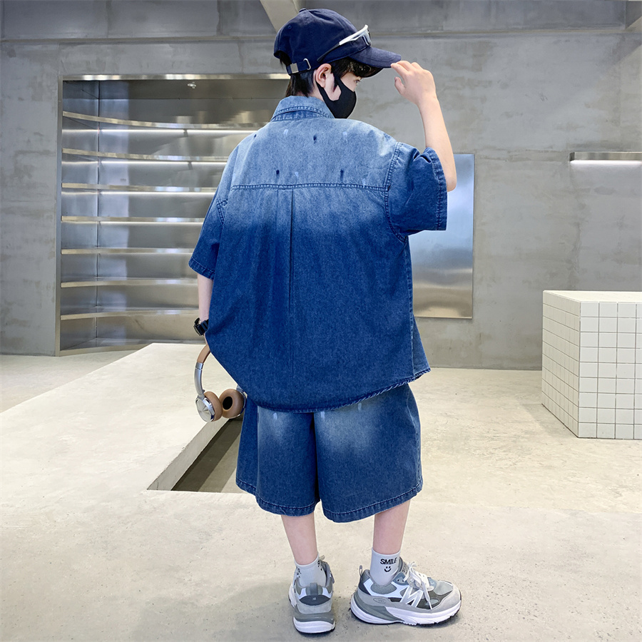Luxueuze denim zomerset voor t - Summer Clothing Drawing For Kids recensie en prijs