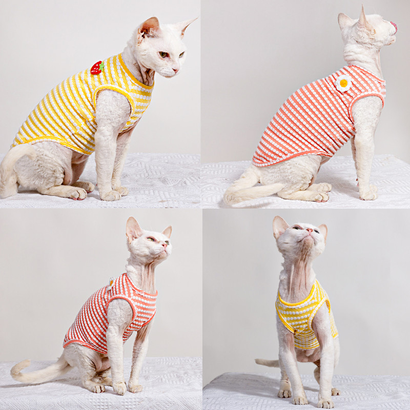 Zomer T-shirt voor Sphynx Kat  - Soft Summer Yellow Clothing recensie en prijs