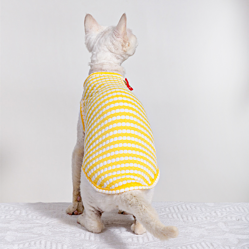 Zomer T-shirt voor Sphynx Kat  - Soft Summer Yellow Clothing recensie en prijs