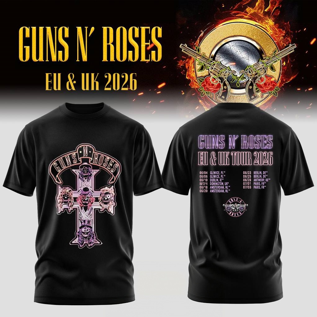 Guns N Roses EU & UK TOUR 2026 - Womens Summer Clothing Uk recensie en prijs