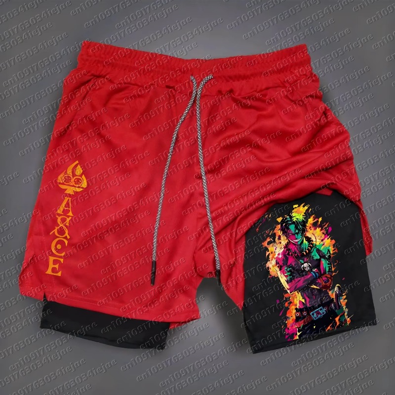 2026 Een Stuk Luffy Print Shor - Summer Clothing Layering recensie en prijs