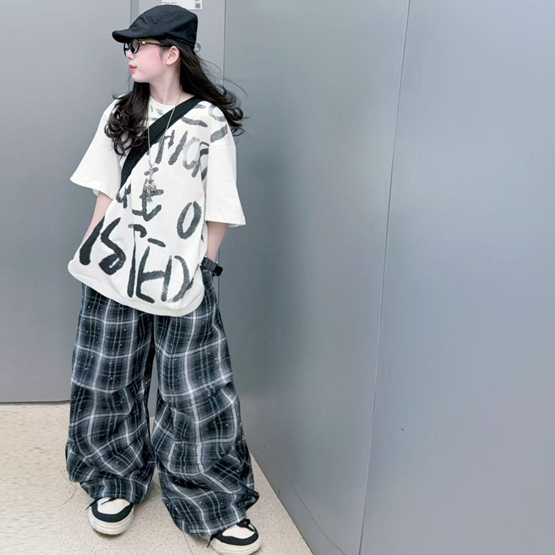 Zomer meisjes hiphop graffiti  - Summer Clothing Drawing For Kids recensie en prijs