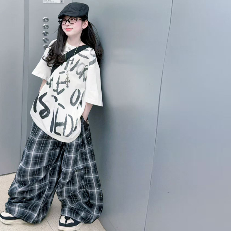Zomer meisjes hiphop graffiti  - Summer Clothing Drawing For Kids recensie en prijs