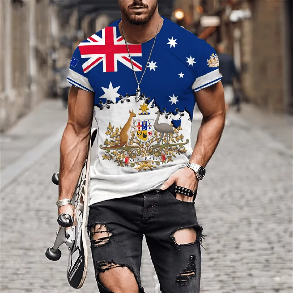 Heren T-shirts Australië Grafi - Summer Clothing Australia recensie en prijs