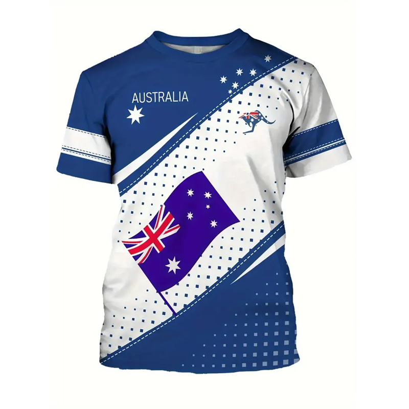 Australia National Flag T-shir - Summer Clothing Australia recensie en prijs