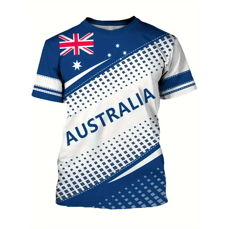 Australia National Flag T-shir - Summer Clothing Australia recensie en prijs