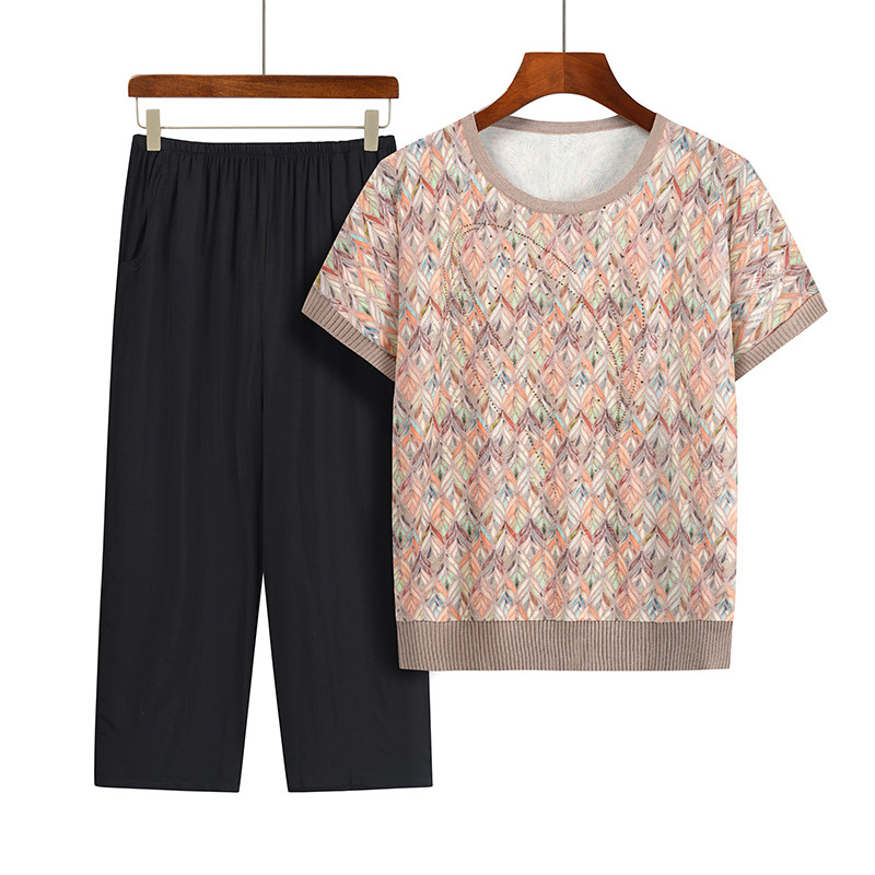 Casual Zomer Oma Tweedelig Pak - Summer Clothing For 60 Year Old Woman recensie en prijs