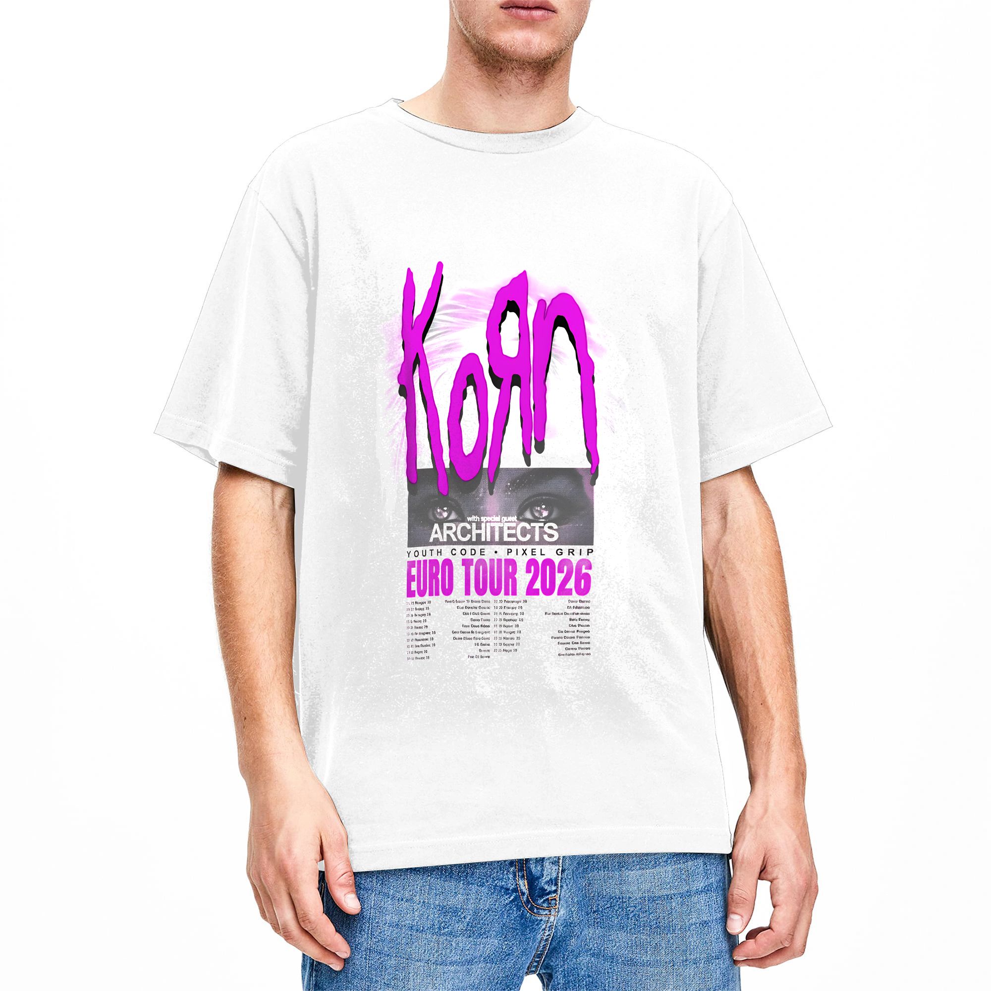 Korn Europa en UK Tour 2026 T- - Summer Clothing Uk recensie en prijs