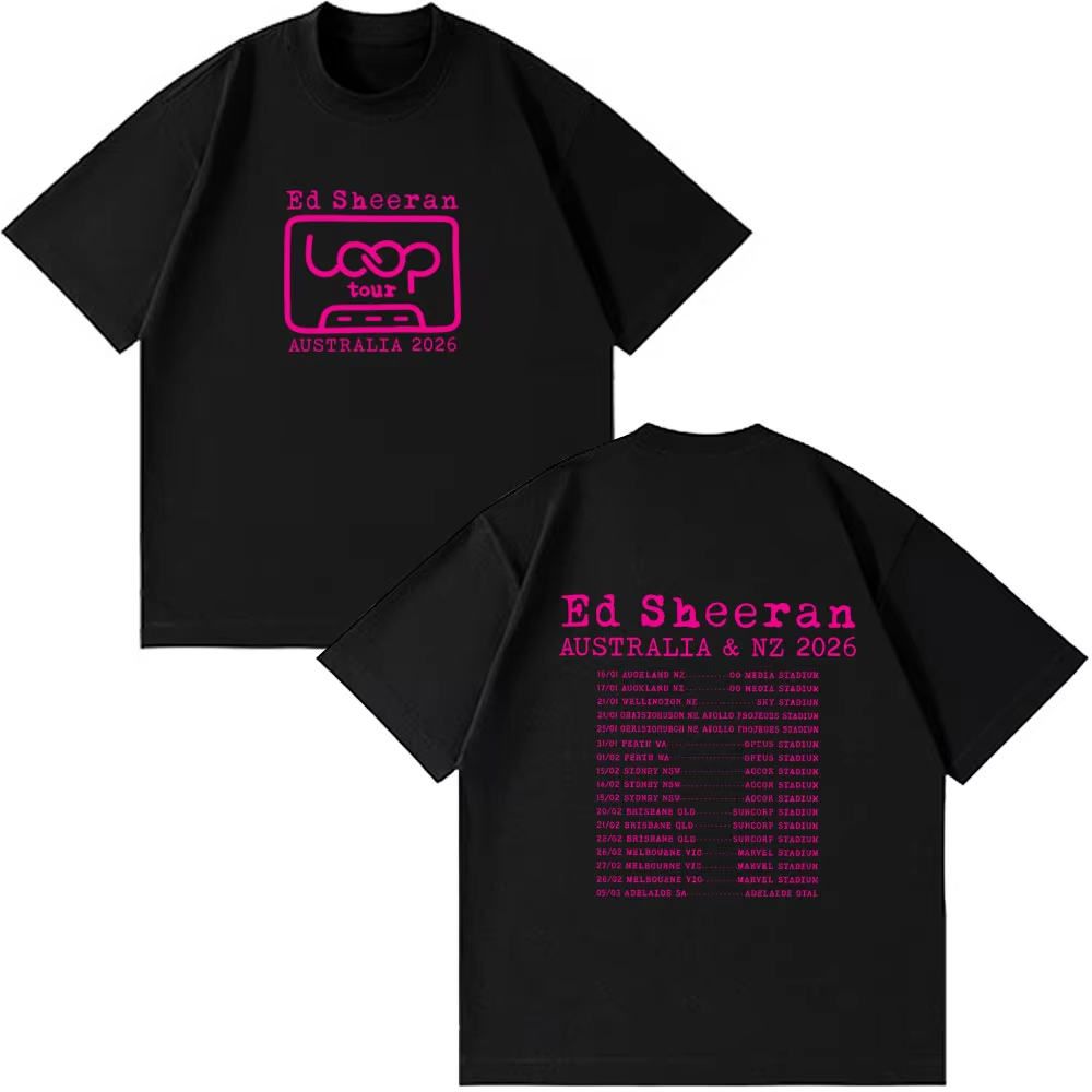 Ed Sheeran Loop Tour Australië - Summer Clothing Australia recensie en prijs