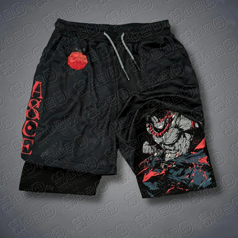 2026 Een Stuk Luffy Print Shor - Summer Clothing Layering recensie en prijs