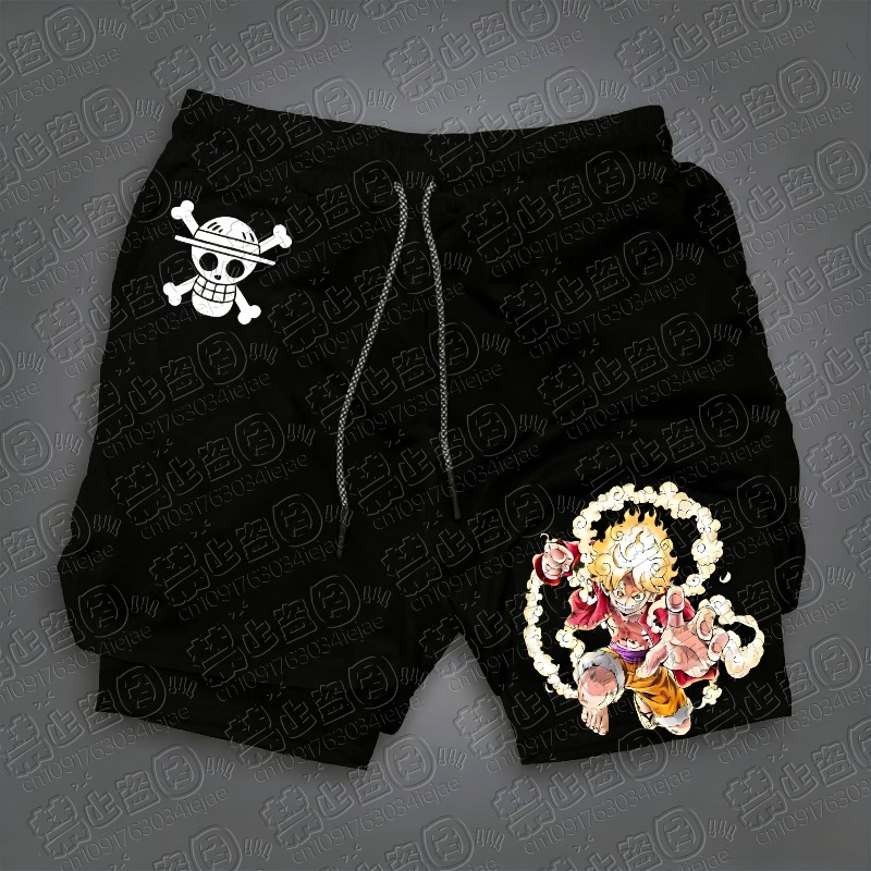 2026 Een Stuk Luffy Print Shor - Summer Clothing Layering recensie en prijs