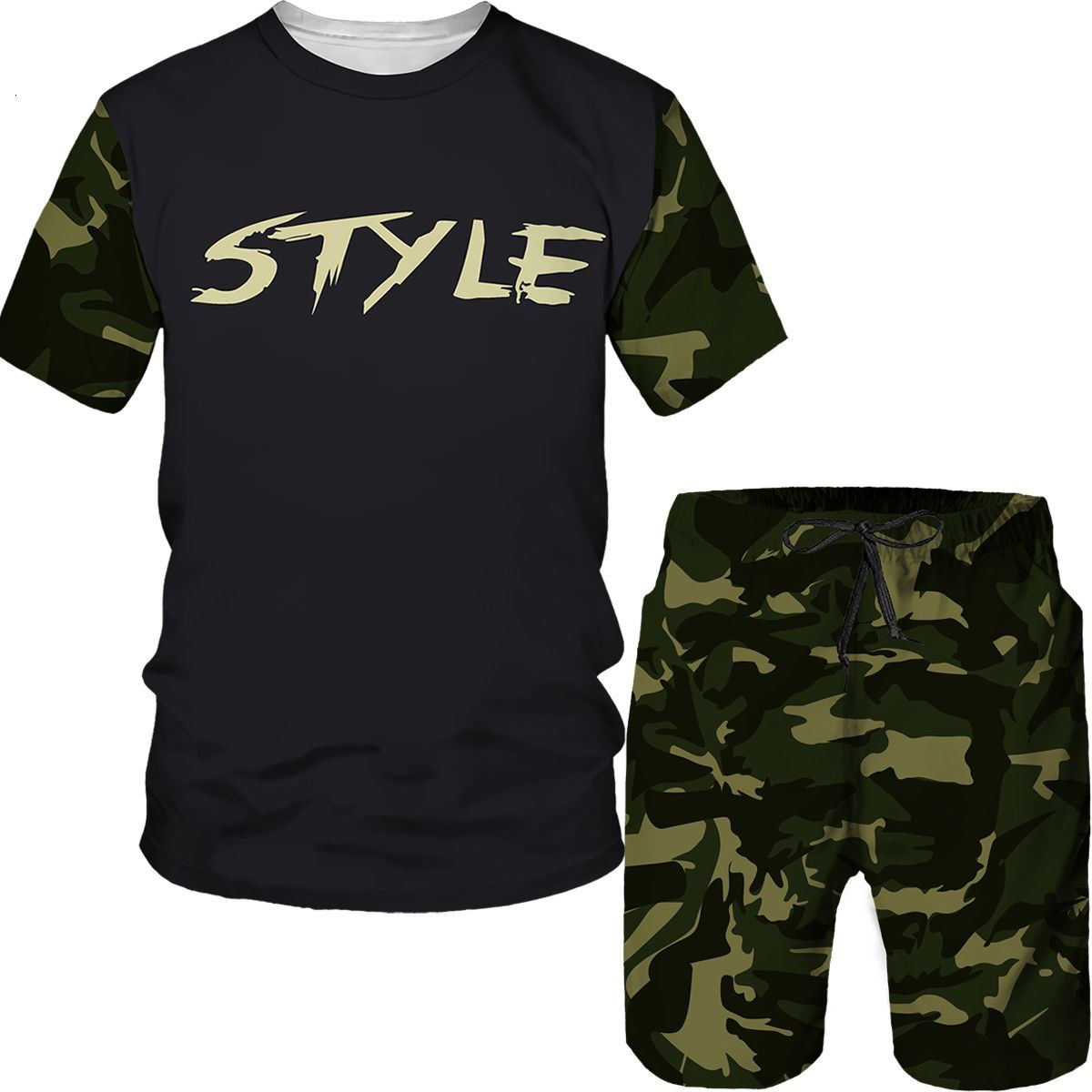 Camouflage Herenpakken Camo 3D - Summer Clothing Outfits recensie en prijs