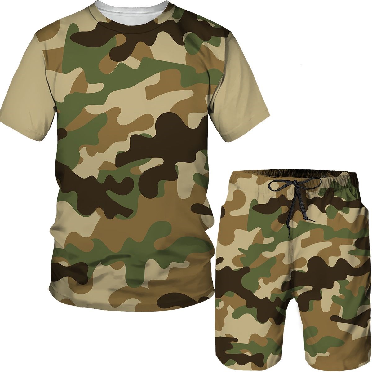 Camouflage Herenpakken Camo 3D - Summer Clothing Outfits recensie en prijs