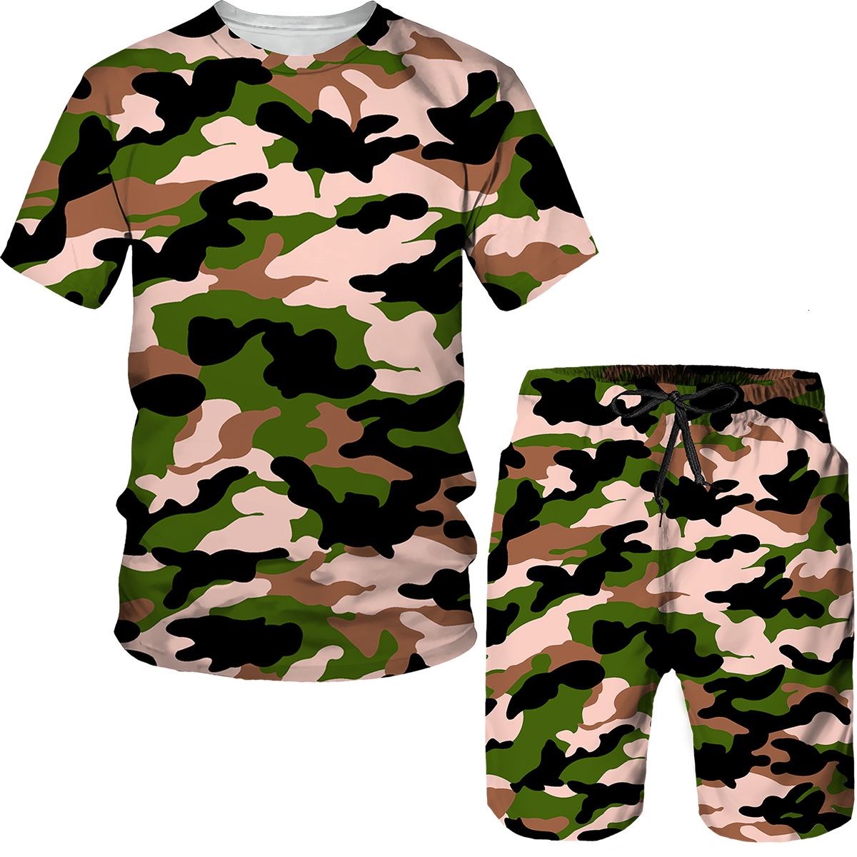 Camouflage Herenpakken Camo 3D - Summer Clothing Outfits recensie en prijs