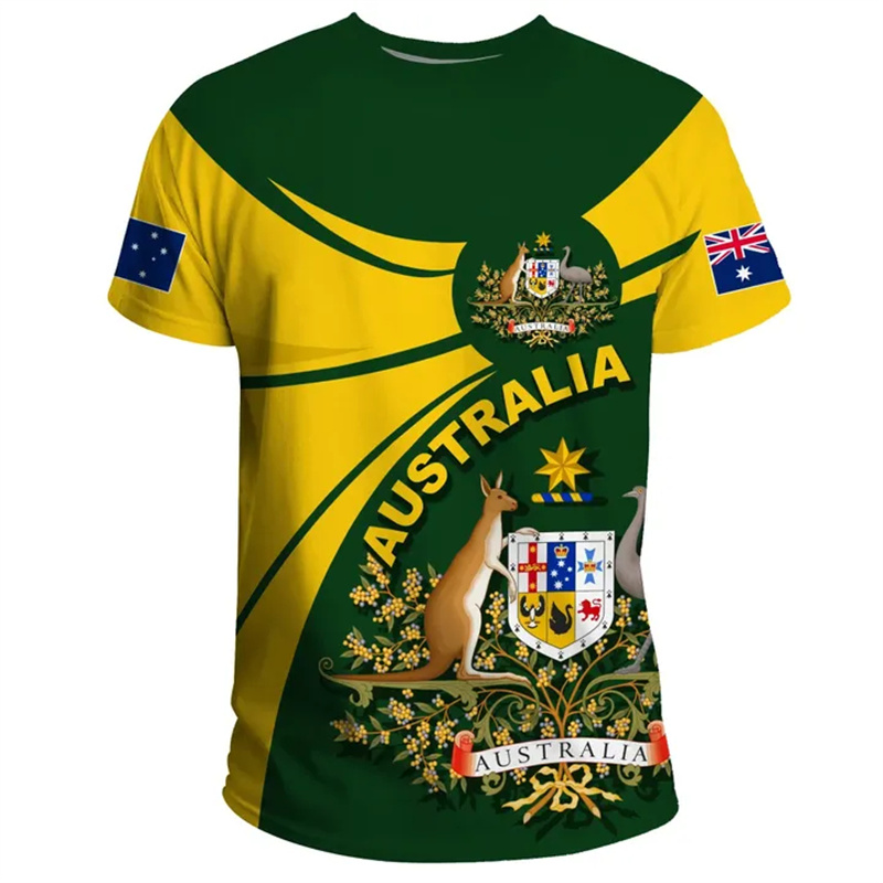 3d Print Australië Vlag T Shir - Summer Clothing Australia recensie en prijs