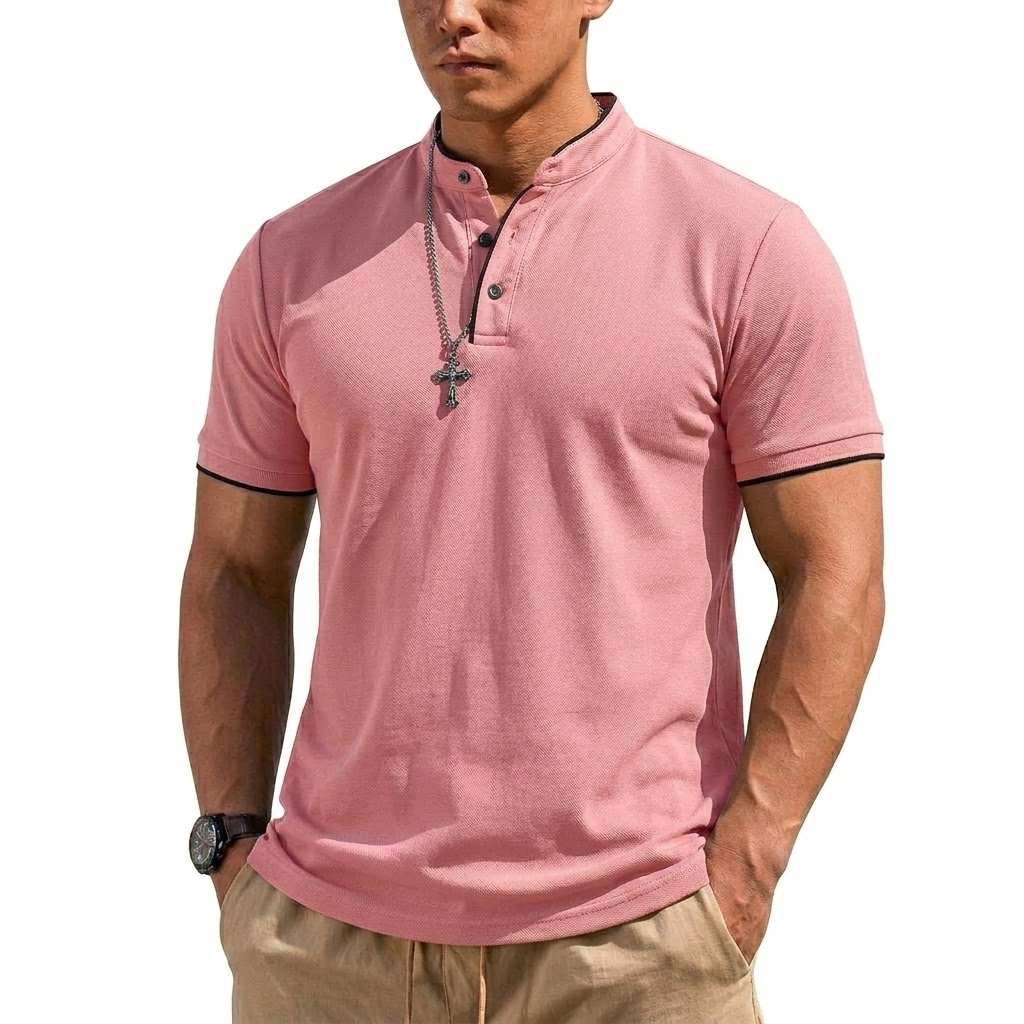 Zomer Henley-shirt met korte m - Summer Clothing Essentials recensie en prijs