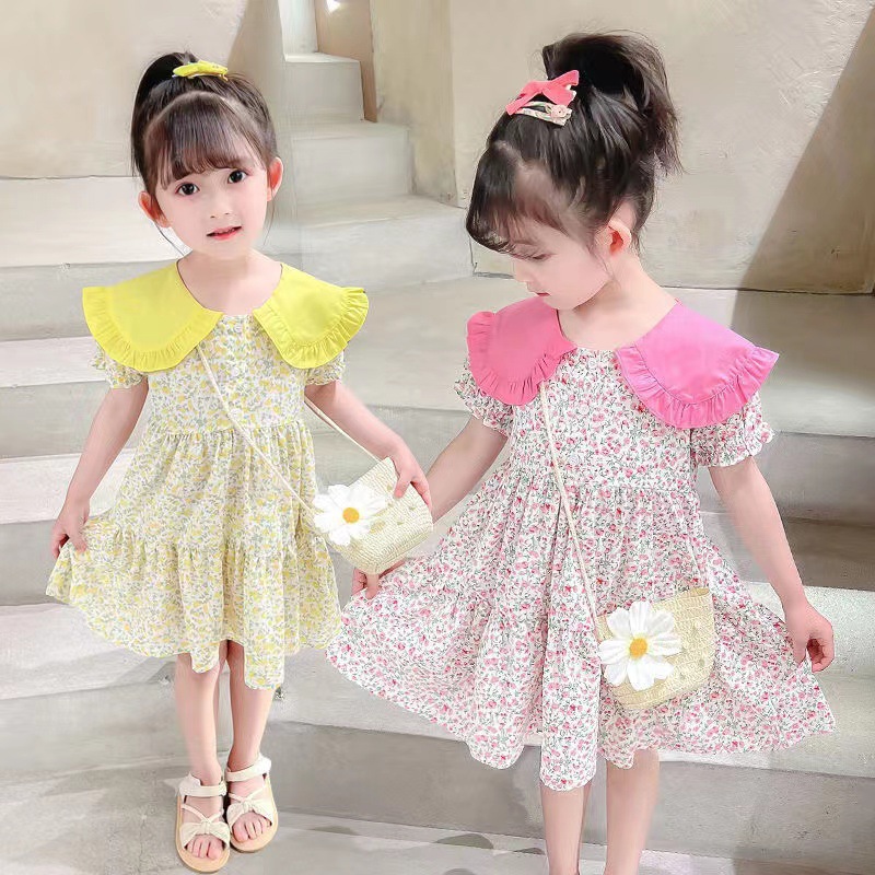 2 Stuks Zomer Geel Bloemen Kin - Summer Clothing Teen Girls recensie en prijs