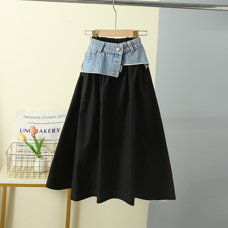 Koreaanse kind lange patchwork - Summer Clothing Teen Girls recensie en prijs