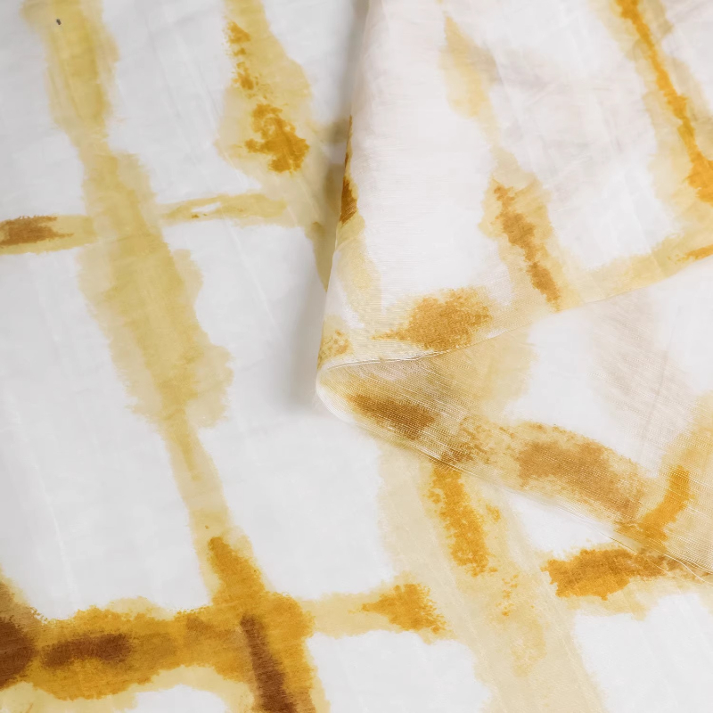 Geel Ombre tie geverfd Lyocell - Soft Summer Yellow Clothing recensie en prijs
